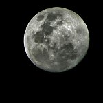 La lune de la Réunion