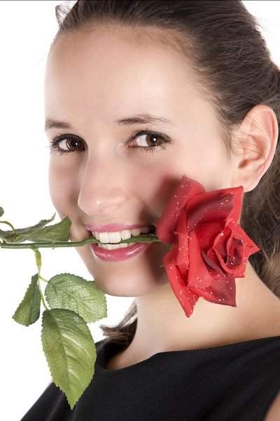 rose rouge