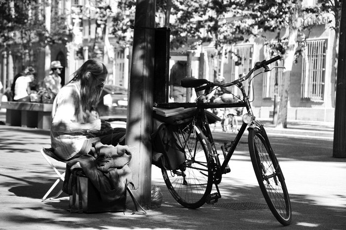 gars et velo