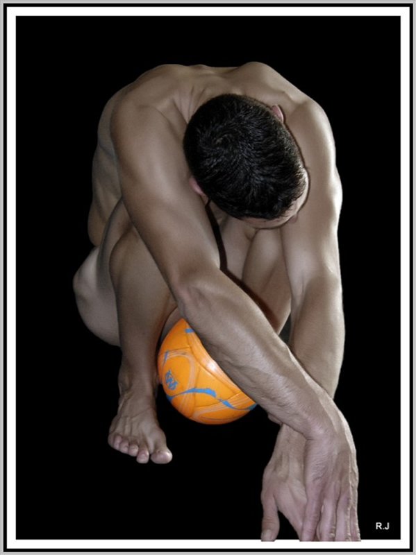homme au ballon
