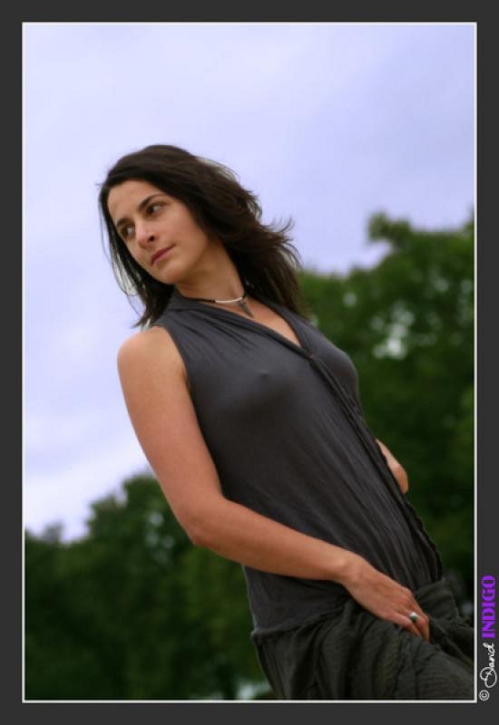 Femme en extérieur