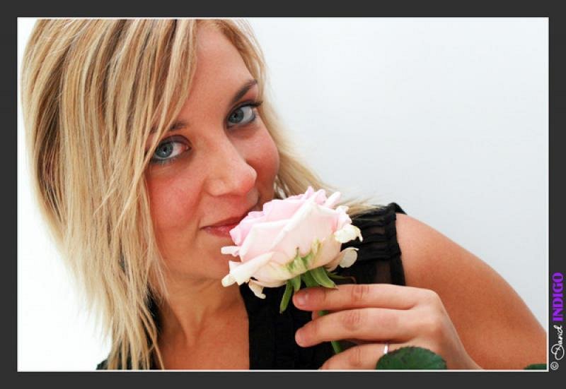 Femme en studio