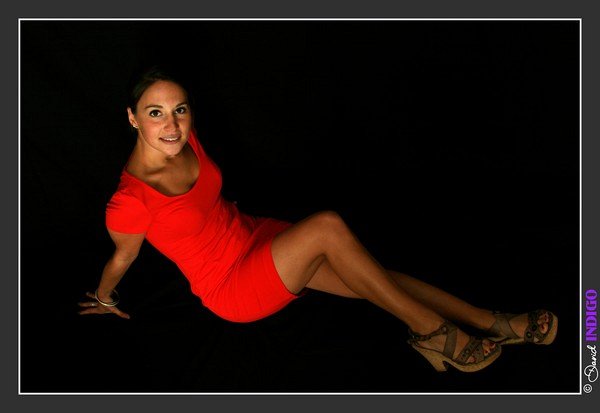 Femme en studio