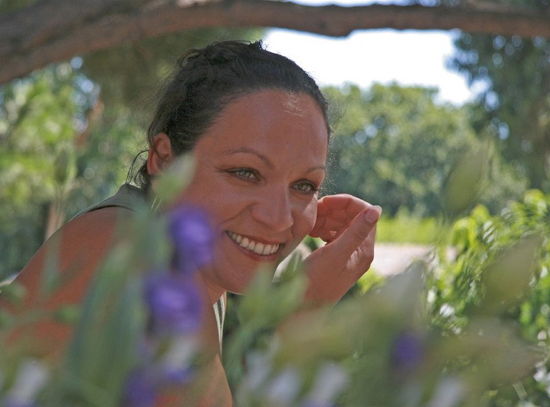 femme au sourire