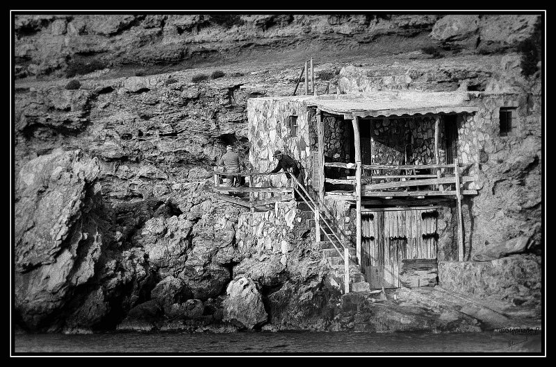 La cabane  & les pêcheurs