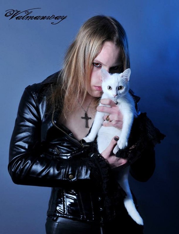 Black Boy White Cat